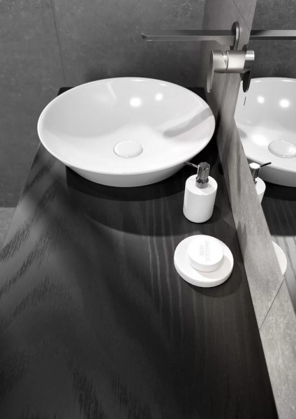Столешница Kerama Marazzi Манифик вуд 100 см, чёрный, CO3.KM6012G0291R\100