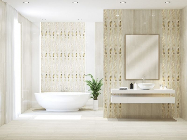 Декор Eletto Ceramica TREVI BEIGE ORNATO 25,1*70,9 1с, 587662002