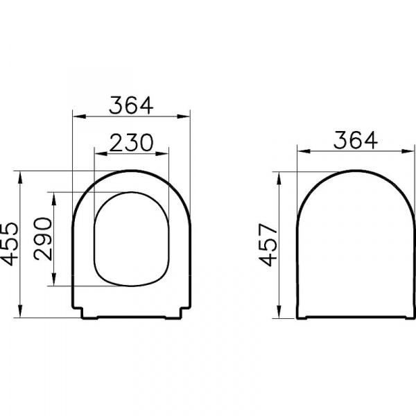 Сиденье для унитаза Vitra дюропласт, микролифт, белый, 110-003-019