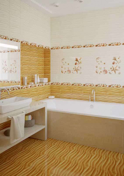 Панно Axima "Фиджи" D (250х350) состоит из 4-х плиток