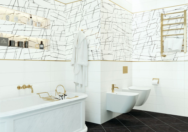 Бордюр New Trend Тенор Голд / Tenor Gold 600*13 BW0TNR09