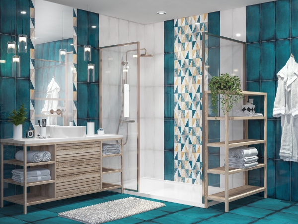 Бордюр Azori ECLIPSE INDIGO MIX 50,5*6,2 1с, 585601004