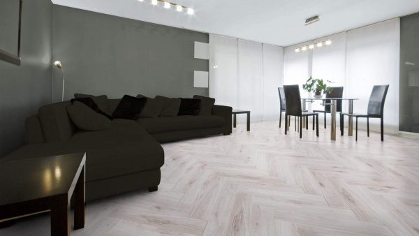 Ламинат Kronotex Herringbone Дуб Бордо 665x133  мм, D3516