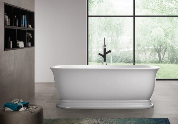 Ванна акриловая BelBagno 170*80 см, белая, BB400-1700-800