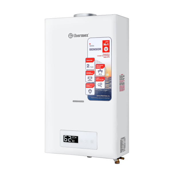 Водонагреватель газовый Thermex SENSOR 20 MD