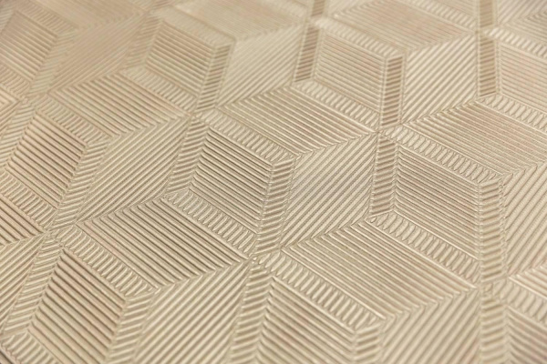 Обои виниловые Kerama Marazzi Геометрия мотив, бежевое золото, KM5103