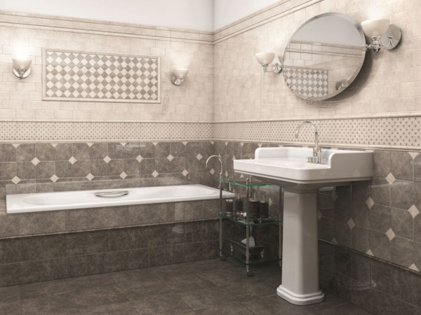 Вставка Kerama Marazzi Мерджеллина 4,9х4,9 коричневый 5248\9