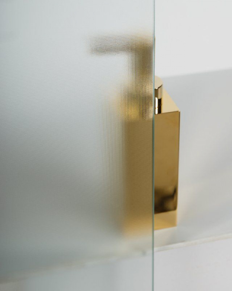 Шторка для ванны BelBagno 800x1400, рифленое стекло, хромированный профиль, правая, SELA-V-1-80/140-