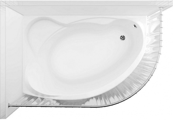 Карниз для ванны Aquanet Capri полукруглый 170х110