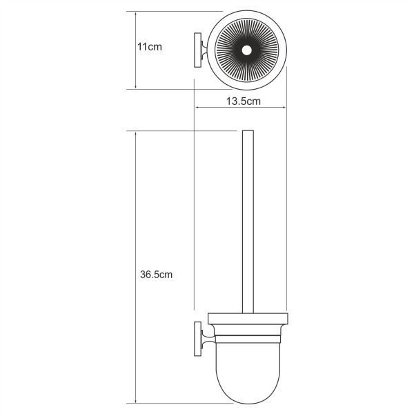 Щетка для унитаза WasserKRAFT Rhein K-6200, K-6227