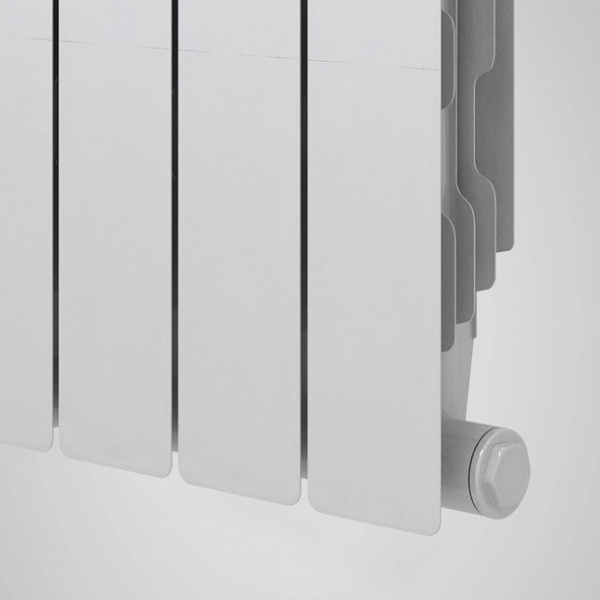 Радиатор биметаллический Royal Thermo Revolution Bimetall 350 - 10 секций, белый, RTRB35010