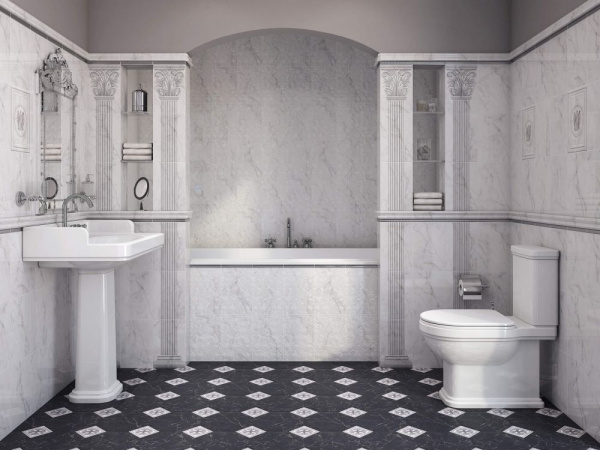 Декор Kerama Marazzi Вилла Юпитера 20х30 основание STG\A409\3\8248
