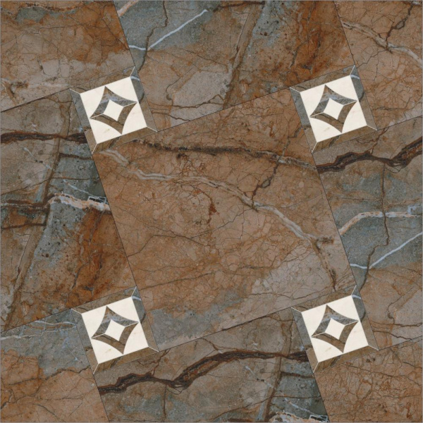 Керамическая плитка напольная Kerama Marazzi Милан Театро 50,2x50,2 коричневый, SG457802R