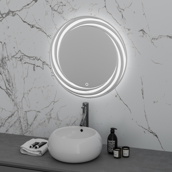 Зеркало Grossman ARMA D700 700*700*45 LED с сенсорным выключателем