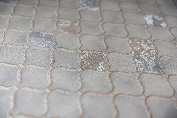 Обои виниловые Kerama Marazzi Арабески мотив, серый, KM5203
