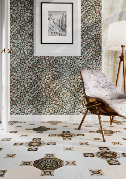 Вставка Kerama Marazzi Милан Стемма 9,9x9,9x7, HGD\A439\1146