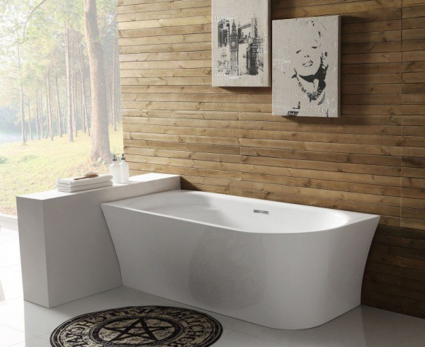 Ванна акриловая BelBagno 150*78 см, белая, BB410-1500-780-L