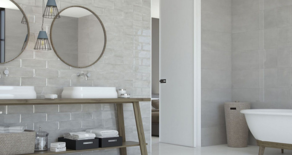 Керамическая плитка настенная CIFRE ceramica RELIEVE TITAN AQUA 30X90