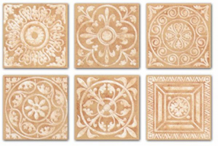 Вставка Kerama Marazzi Сонет 5х5 карамель D1294\TU0600