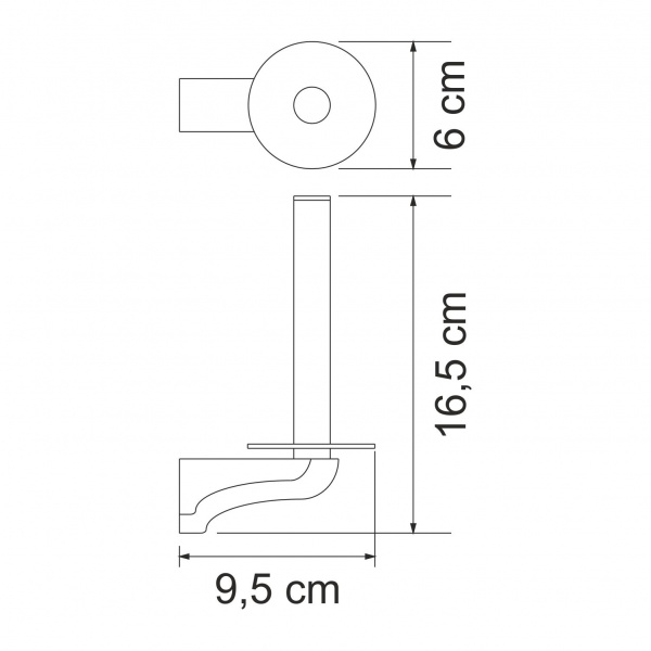 Держатель запасного рулона WasserKRAFT Kammel K-8300, K-8397