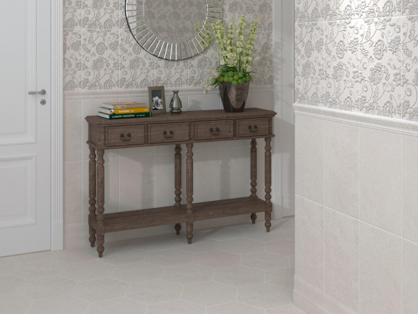 Плитка керамическая настенная Kerama Marazzi Сады Сабатини беж структура 25x40, 6392