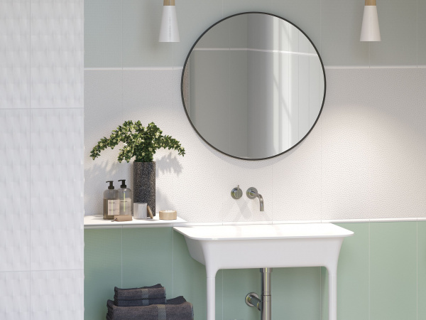 Керамическая плитка настенная Meissen Keramik Trendy  светло-зеленый 25x75 TYU081