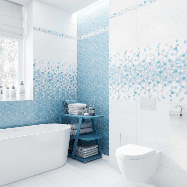 Керамическая плитка настенная Alma Ceramica рельефная Болле / Bolle 249*500, TWU09BOL016