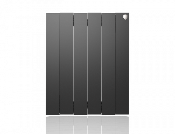 Радиатор биметаллический Royal Thermo PianoForte 500 new/Noir Sable - 6 секций, черный графитовый, R
