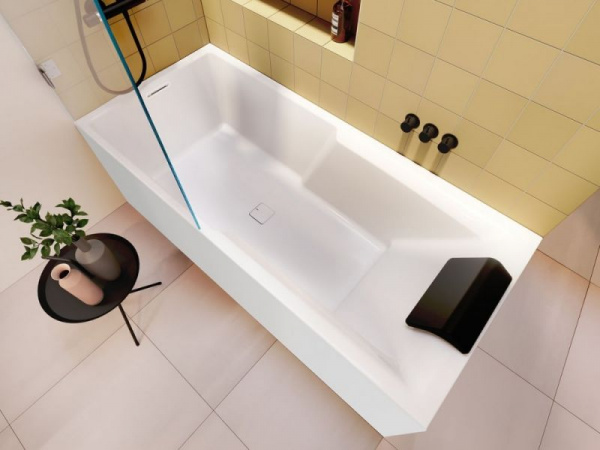 Ванна акриловая Riho STILL SHOWER ELITE R 180x80 (L-образная панель в комплекте), BD1700500000000