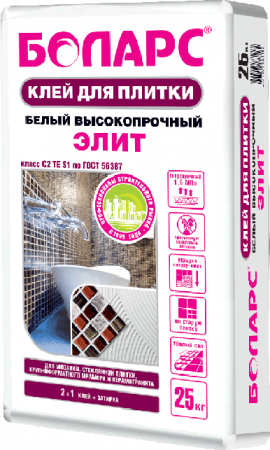 Клей для плитки Боларс ЭЛИТ 25 кг