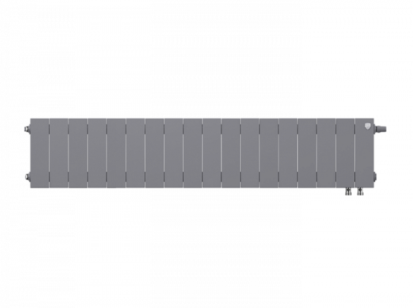 Радиатор биметаллический Royal Thermo PianoForte 200 /Silver Satin VDR - 18 секций, серебристый, RTP