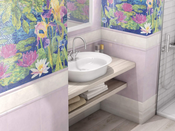 Плитка настенная Kerama Marazzi Сад Моне 30х60 розовый 11127R