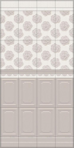 Декор Kerama Marazzi 25х40 Багатель NT\A251\6352