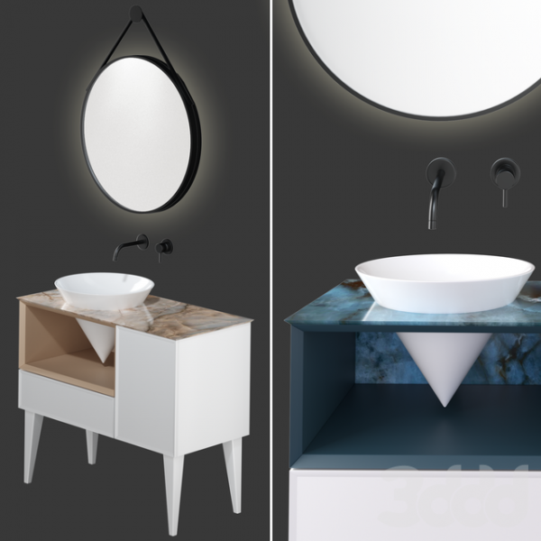 Спец. изделие декоративное Kerama Marazzi Cono/Коно ониче бежевый, COb.SG567402R\56