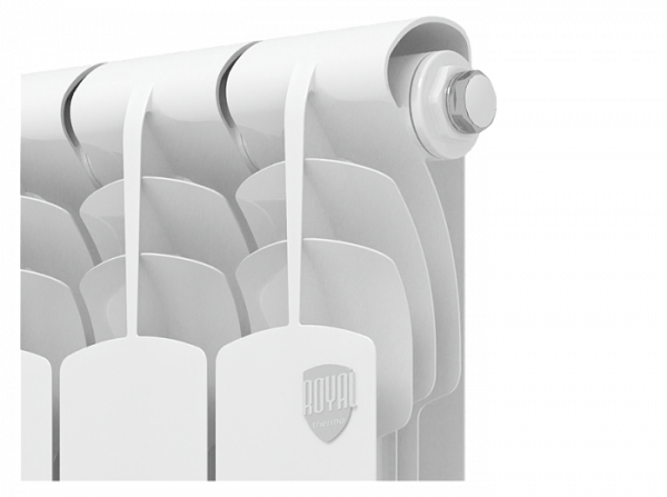 Радиатор биметаллический Royal Thermo Revolution Bimetall 500 2.0 – 8 секций, белый, RTRB250008