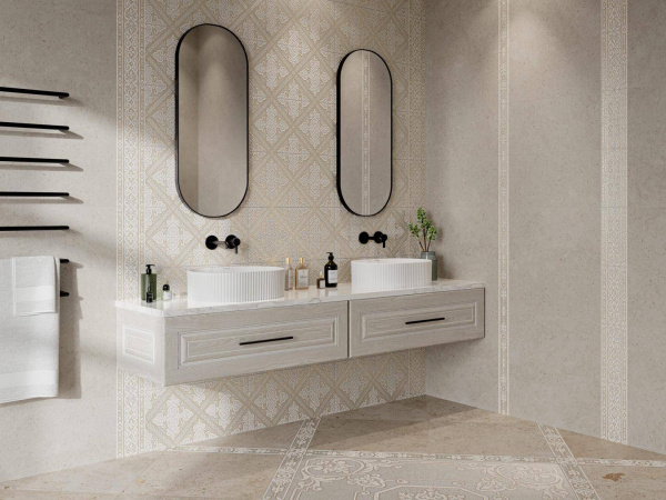 Керамическая плитка настенная Kerama Marazzi Карму структура серый светлый мат 30х60, 11209R