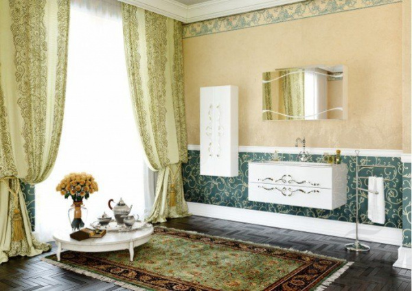Тумба подвесная Clarberg Due amanti 100 с умывальником Elegance 100, цвет белый БЕЗ РУЧЕК, DUE0110W