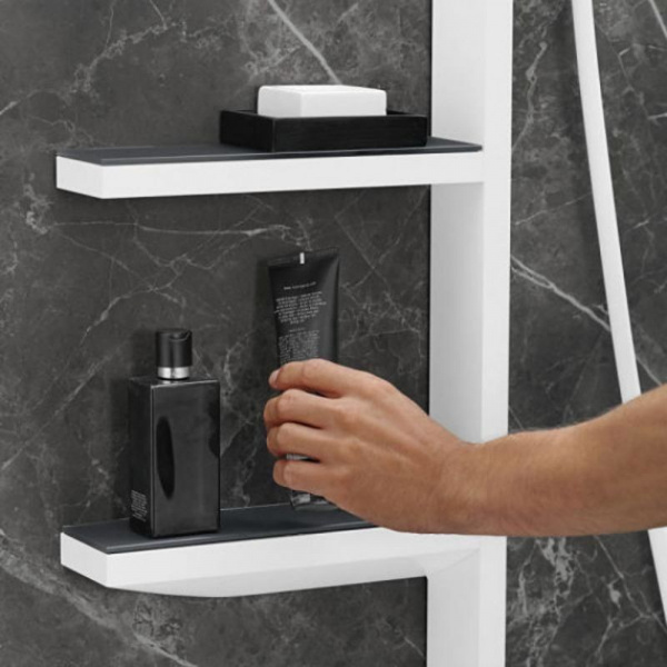 Душевая система Hansgrohe Rainfinity Showerpipe 360 1jet  встраиваемая, белый матовый, 26842700