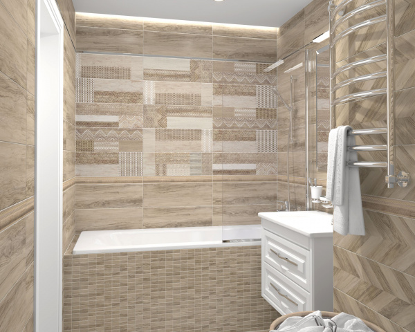 Декор Laparet Амбер мозаичный микс MM60065 20х60