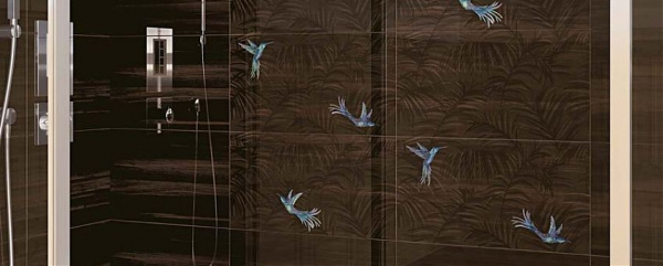 Мозаика напольная Atlas Concorde Aston Wood Dark Oak Mosaic Lappato 45х45х1