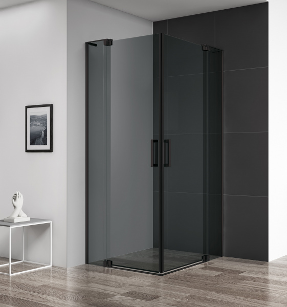 Душевая кабина Cezares SLIDER-AH-2-70/80-100/110-GRIGIO-NERO