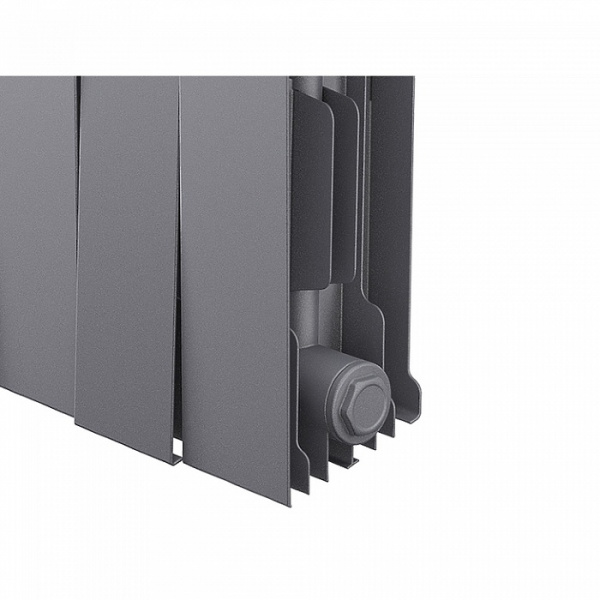 Радиатор биметаллический Royal Thermo PianoForte 200 /Silver Satin - 16 секций, серебристый, RTPSS20
