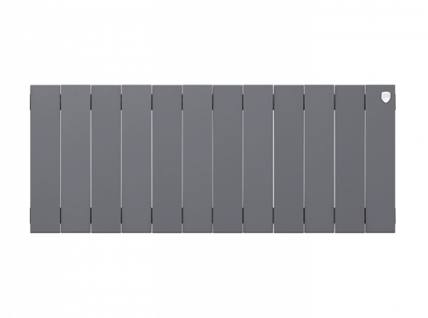 Радиатор биметаллический Royal Thermo PianoForte 300 /Silver Satin - 12 секций, серебристый, RTPSS30