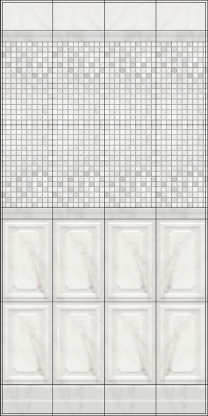 Декор Kerama Marazzi 25х40 Гран Пале беж мозаичный MM6360