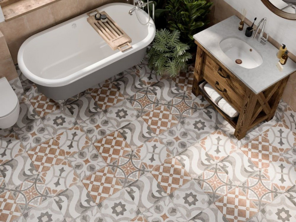 Керамогранит Cersanit Карпет (Carpet) ступень бежевый 29,8х29,8, 14452