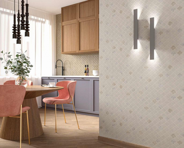 Обои виниловые Kerama Marazzi Арабески база, бежевый, KM5208