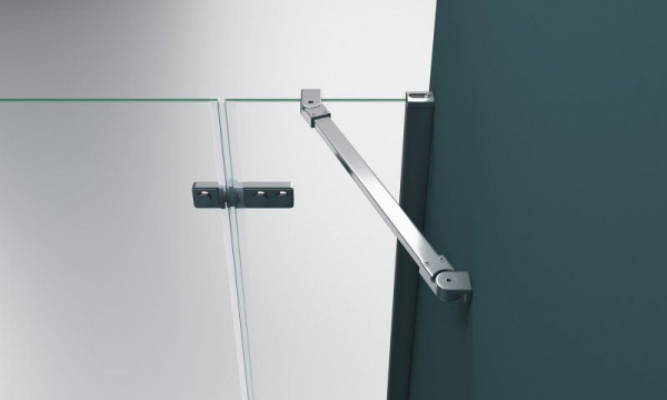 Душевая кабина BelBagno Kraft 120x80 прозрачное стекло, хром правый, KRAFT-AH-12-120/80-C-Cr-R