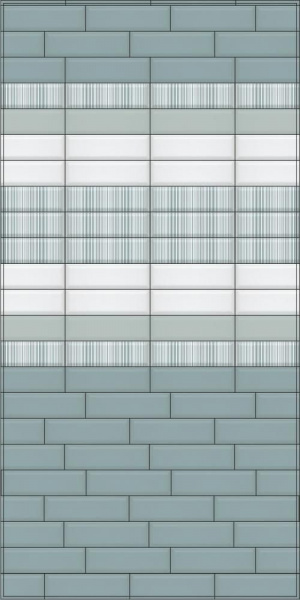 Плитка настенная Kerama Marazzi Аккорд белый грань 8,5х28,5 9010