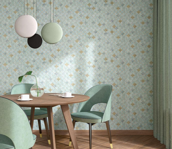 Обои виниловые Kerama Marazzi Арабески база, серый, KM5209