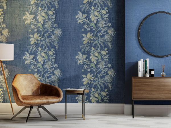 Обои виниловые Kerama Marazzi Оранжерея мотив, серый, KM6304